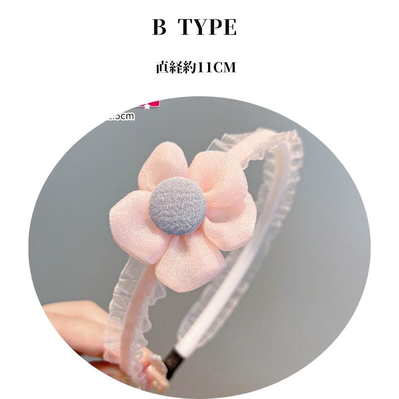 クレオパトラセレクトのキッズ カチューシャ ヘアアクセサリー リボン アクセサリーレース 結婚式 ヘッドアクセ ヘッドアクセサリー ヘアアクセ 赤ちゃん ベビー セット 子供用 ヘアーアクセサリー ヘアクリップ コスプレ クリスマス小物 仮装｜アングル3