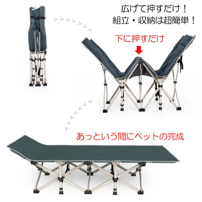 P5倍+【楽天ランキング1位獲得】最大P10倍!折りたたみベッド コンパクト コット 折り畳み ベッド キャンピング ベット アウトドア ベッド レッド ブルー グレー 簡易ベッド ベッド 省スペース ポータブルベッド ベット チェア 即納 送料無料通販格安セール情報 楽天 通販