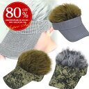 【複数購入でMAX8%off】ゴルフ・ヘアーバイザー フレアーバイザー サンバイザー ウイッグ 幾何学柄 防寒 帽子 コンペ コンペ景品 ゴルフ用品 ゴルフグッ...