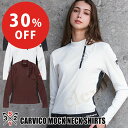 【30%off】【GW★セール＆Fクーポン】SY32 ゴルフ モックネックシャツ トップス モックネック レディース 長袖 ストレッチ ロゴデザイン フリル リボン SY32BYSWEETYEARS CARVICO MOCK NECK SHIRTS SYG-23A02W