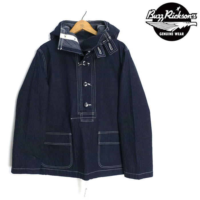 Rakuten - バズリクソンズ BuzzRickson's [BR11703A] デニム プルオーバー U.S. NAVY DENIM GAS PROTECTIVE PARKA
