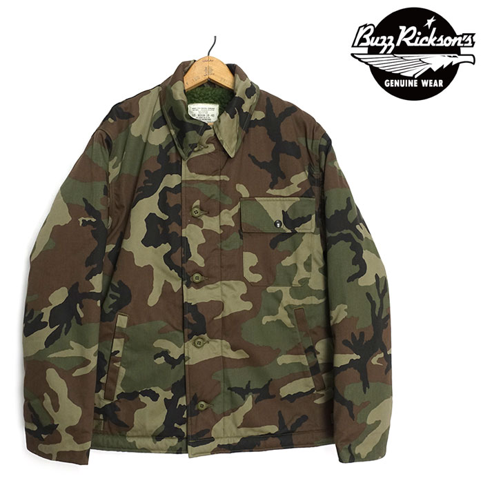 樂天商城 - バズリクソンズ BuzzRickson's [BR15763] A-2 デッキジャケット Type DECK A-2 “BUZZ RICKSON MFG. CO., INC” CAMOUFLAGE VERSION