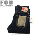 FOBファクトリー [F147] セルビッチデニム スリムフィット SELVEDGE DENIM 5P SLIM FIT