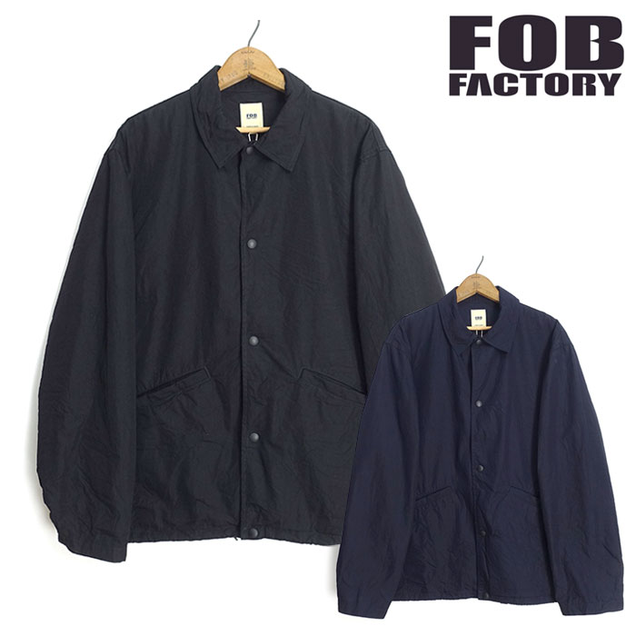 Rakuten - FOBファクトリー [F2462] インディゴナイロン コーチジャケット ID NYLON COACH JKT 日本製