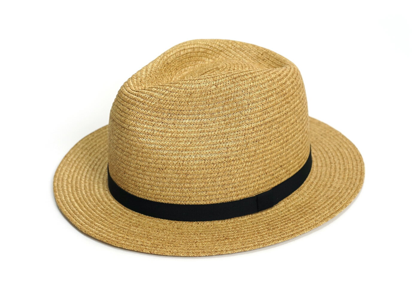 HIGHER ハイヤー[HB19001]ペーパーミドルブリムフェドーラ PAPER BLADE MIDDLE BRIM FEDORA
