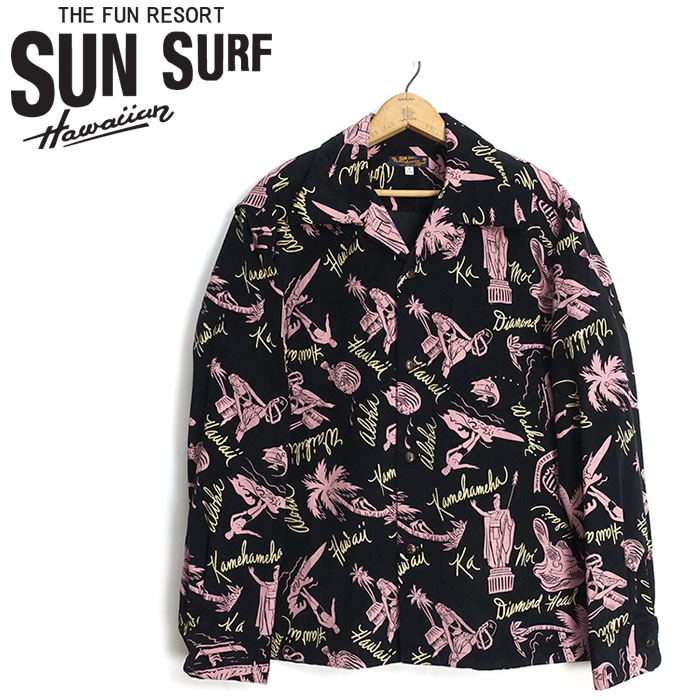サンサーフ SunSurf [SS29582] 長袖 コーデュロイシャツ アロハシャツ CORDUROY SHIRT 