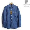 ウエアハウス WAREHOUSE [3048] 長袖 シャンブレー ワークシャツ BIG YANK TYPE CHAMBRAY SHIRTS 日本製