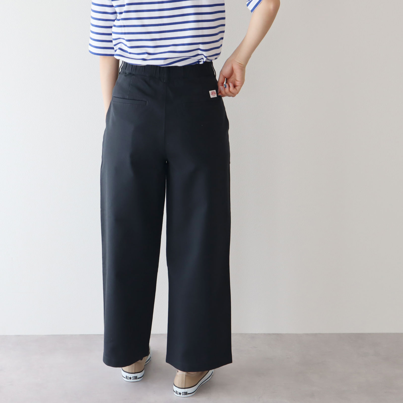 ダントン ワイドトラウザー ネイビー 楽天市場】ワイドパンツ(ブランドダントン)(ボトムス