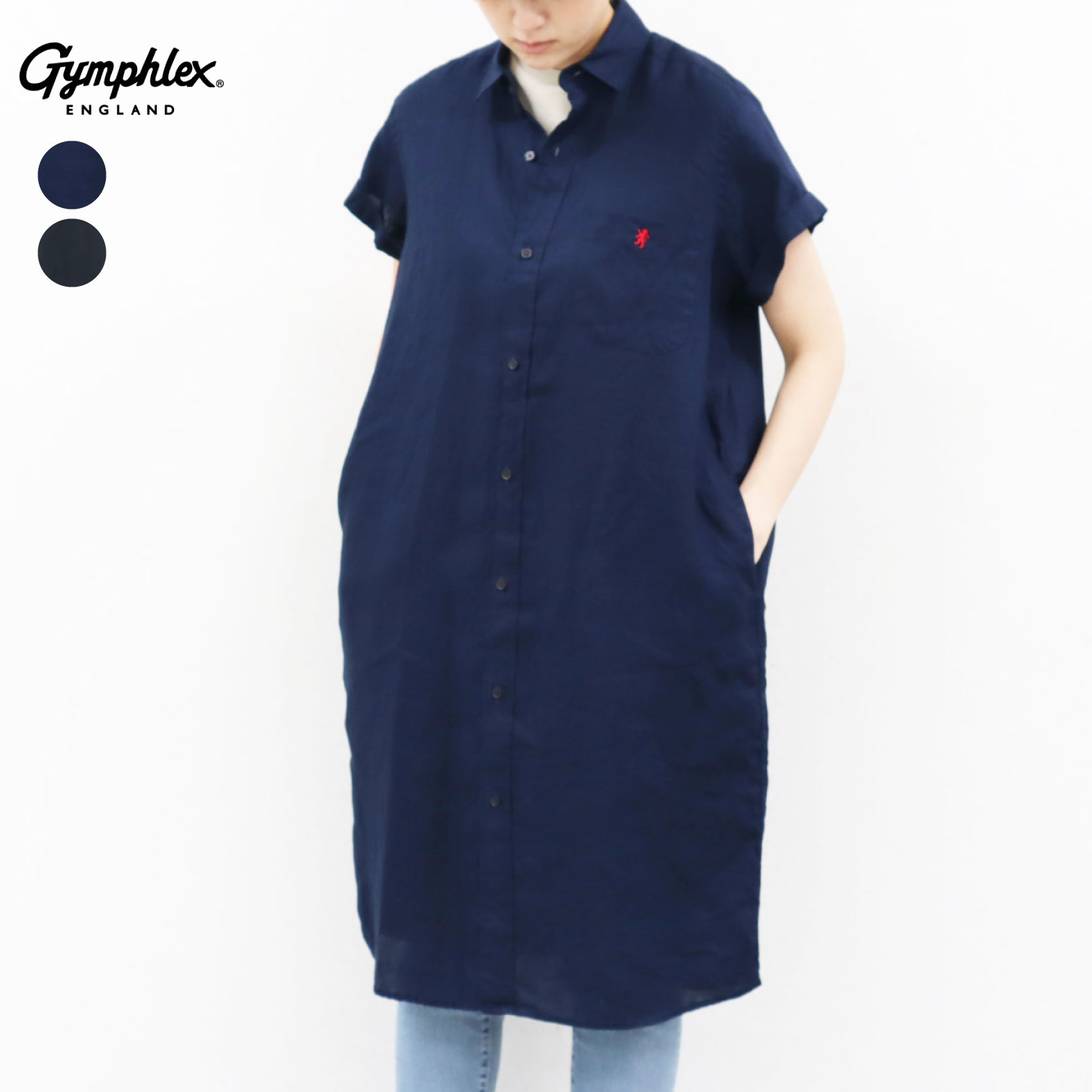 楽天市場】gymphlex(ジムフレックス) リネンシャツワンピース 楽天市場】gymphlex(ジムフレックス) リネンシャツワンピース