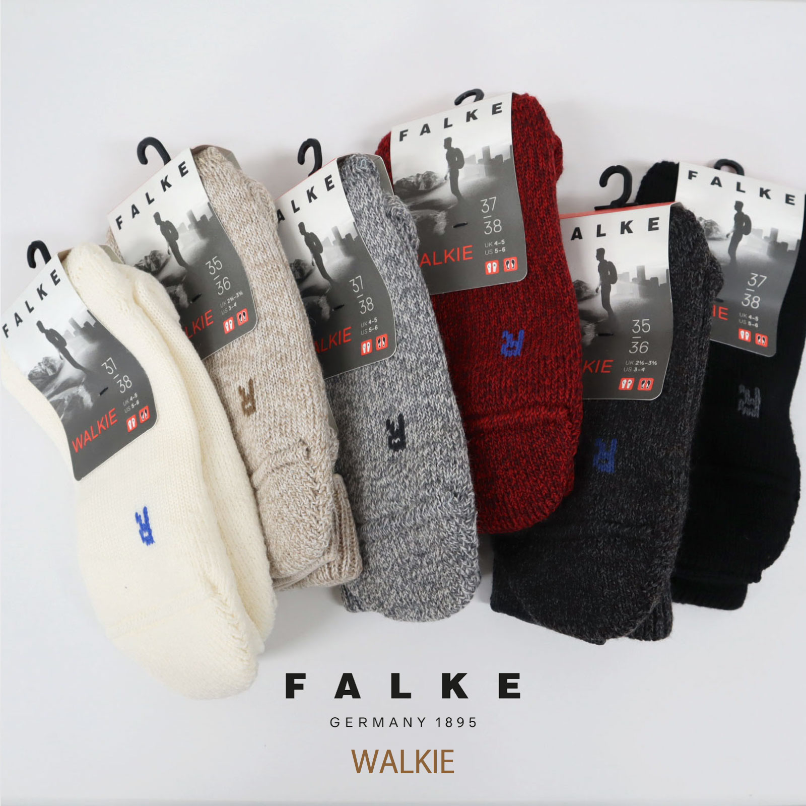 30 OFF 37-38 ,39-41, 42-43 ファルケ ウォーキー レディース メンズ ソックス 極厚靴下 FALKE ［ネコパケ］