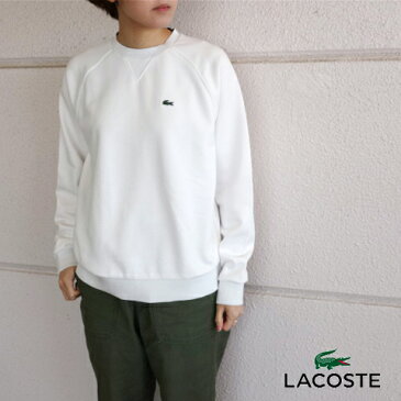 ラコステ　コットンポリエステル　ガゼット　スウェット　プルオーバー　レディース LACOSTE