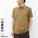 2024春夏 メンズ XS-XL フレッドペリー ポロシャツ 正規代理店品 FREDPERRY M3600 TWIN TIPPED