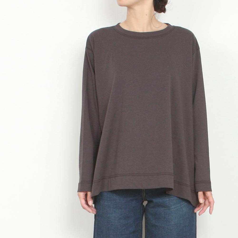 （OUTLET）assiette アシェット バックギャザーTシャツ A29-11275-04