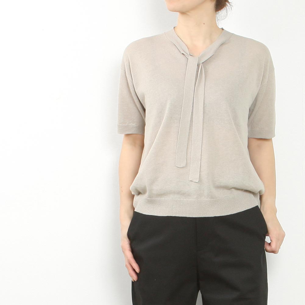 乐天商城 - Crespi クレスピ コットンラミーニット 104-4602
