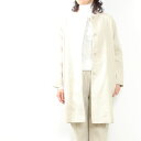 evam eva G@G@ linen cotton no-collar coat E241T025