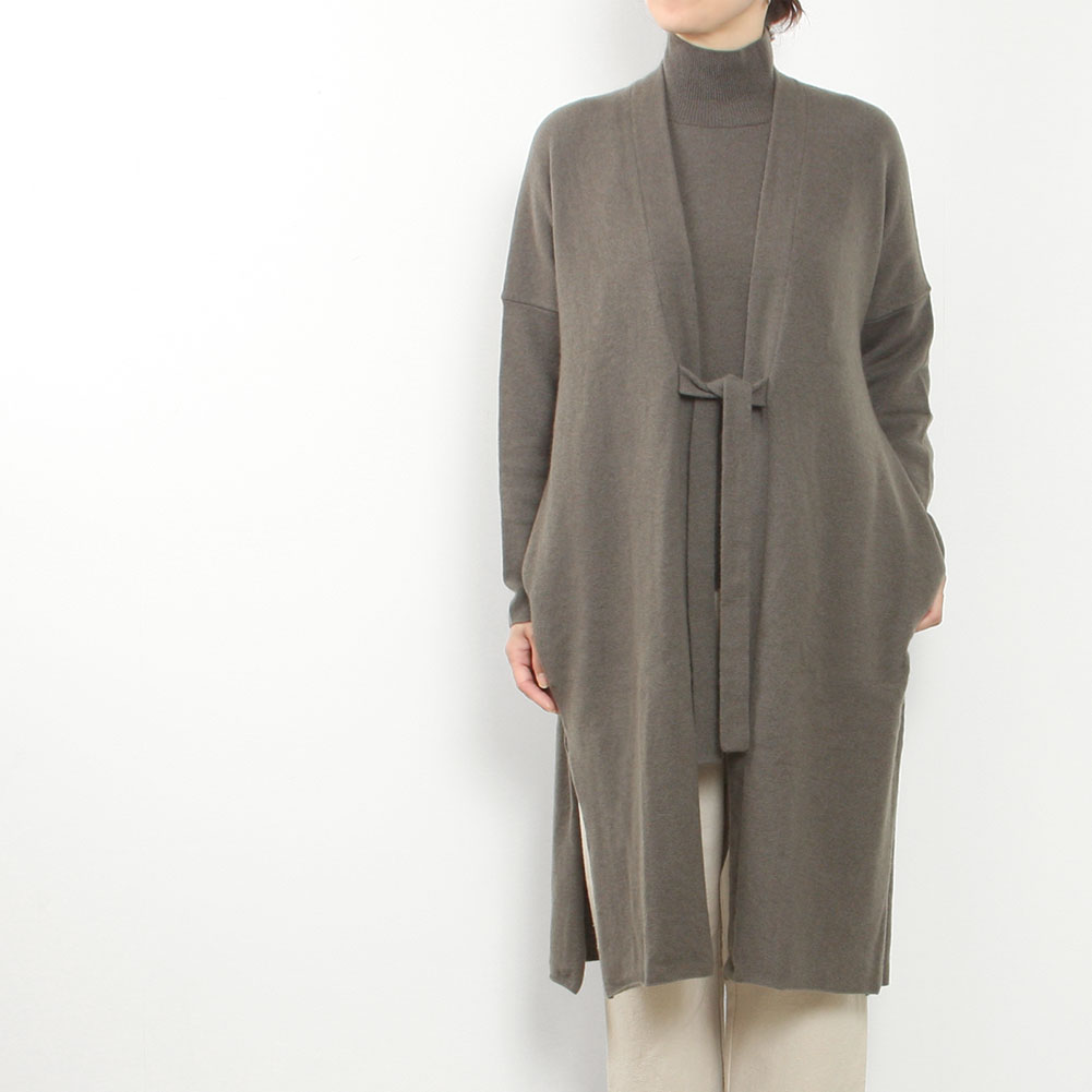 evam eva エヴァムエヴァ cashmere robe E243K130