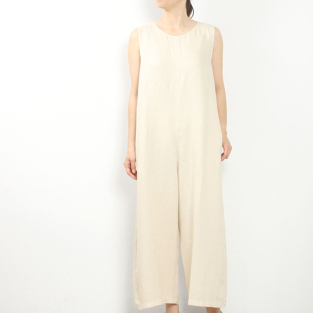 evam eva エヴァムエヴァ linen all-in-one E251T230