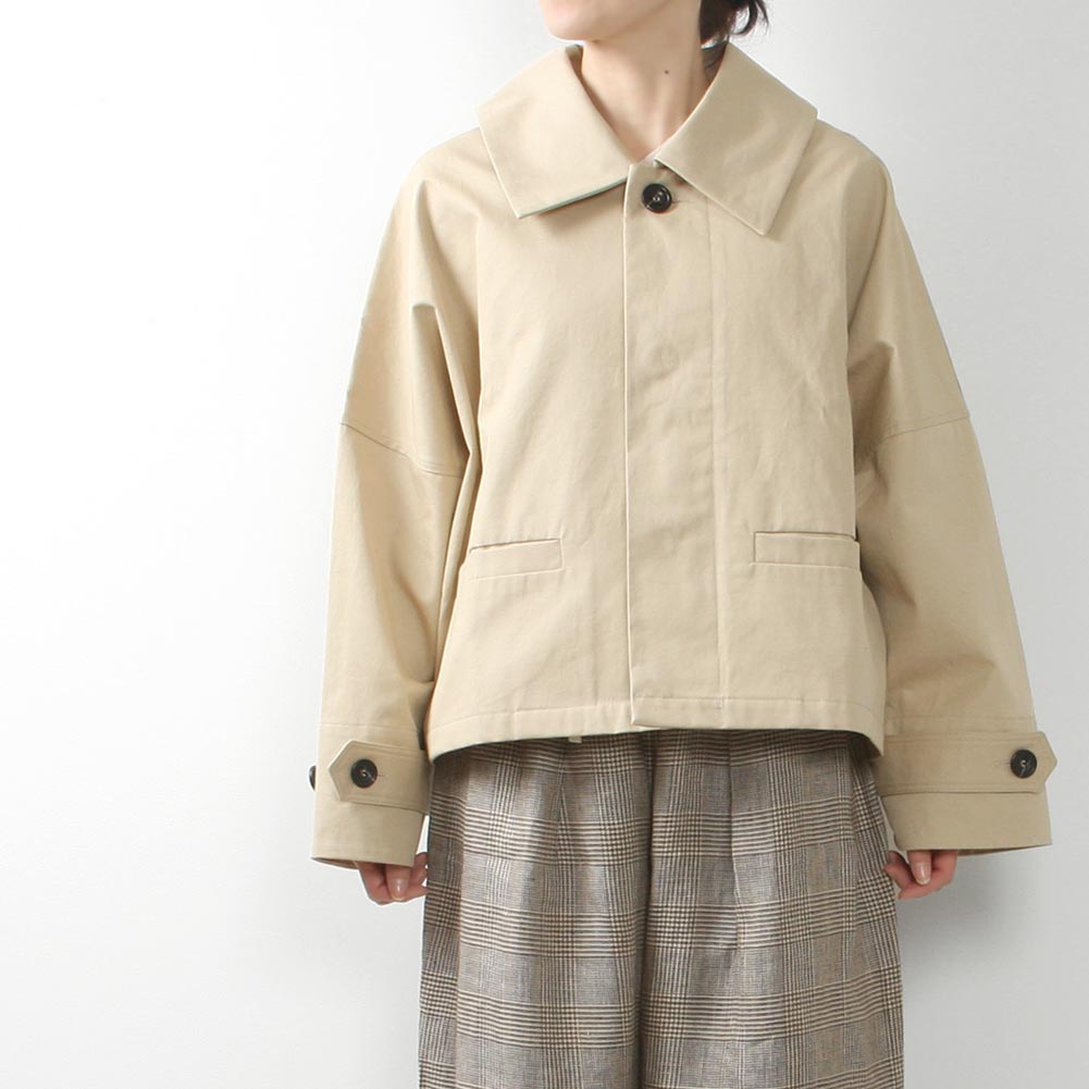 Honnete Ilbg Round Collar Short Coat HO-23SS CO21