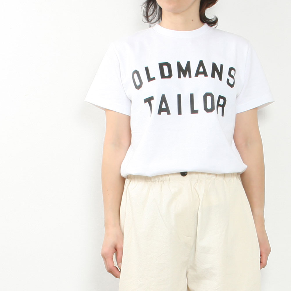 OLDMANS TAILOR I[h}Y e[[ OMT RUBBER PRINT CREW S/S TEE NO.1090