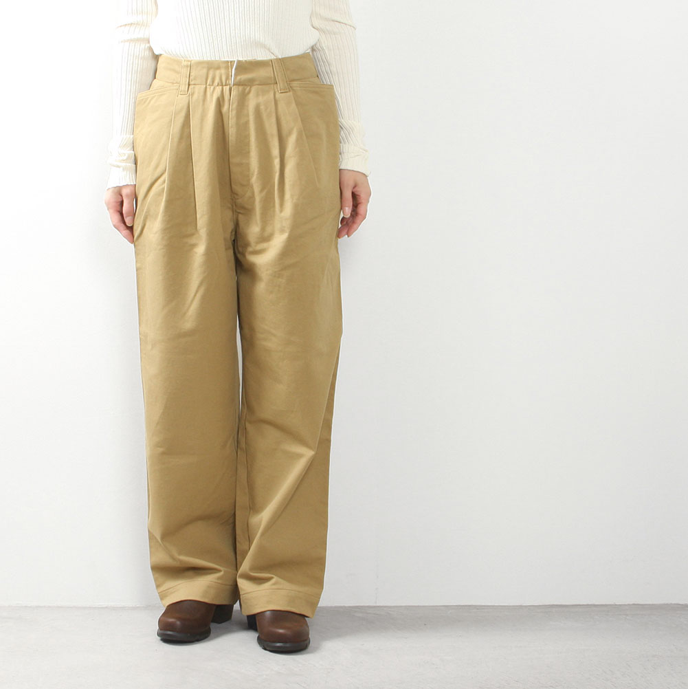 iOUTLETjR&D.M.Co- A[AhfB[GR[ CHINO CLOTH HIGH WAIST PANTS NO.5744