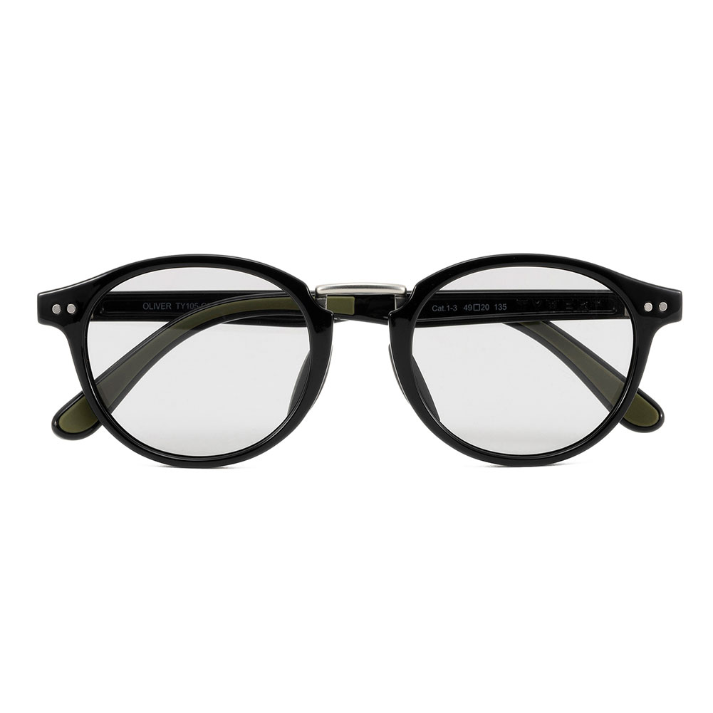 TYMER タイマー OLIVER Gloss Black Photochromic Grey TY105-GBK-PGY
