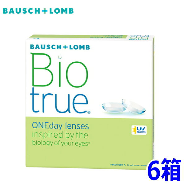 樂天商城 - ボシュロム バイオトゥルー ワンデー 90枚 6箱 Biotrue 1day 1日交換 1日使い捨て 高含水 コンタクトレンズ 近視 終日装用