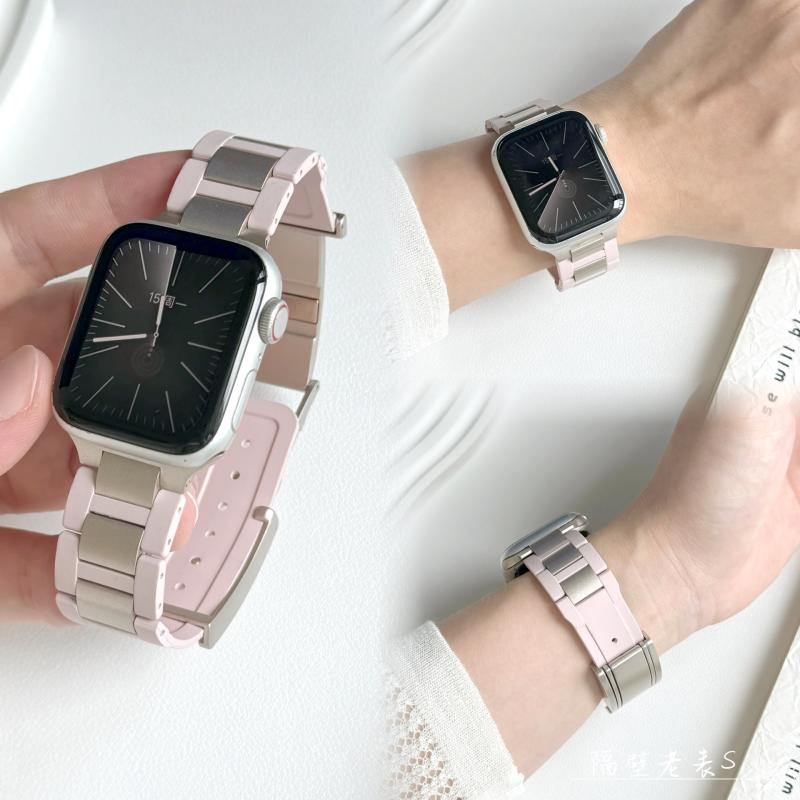 Apple Watch バンド メタル ステンレス バックル シンプル 交換ベルト 夏向け 高級感 Apple Watch1-10/Ultra/se対応