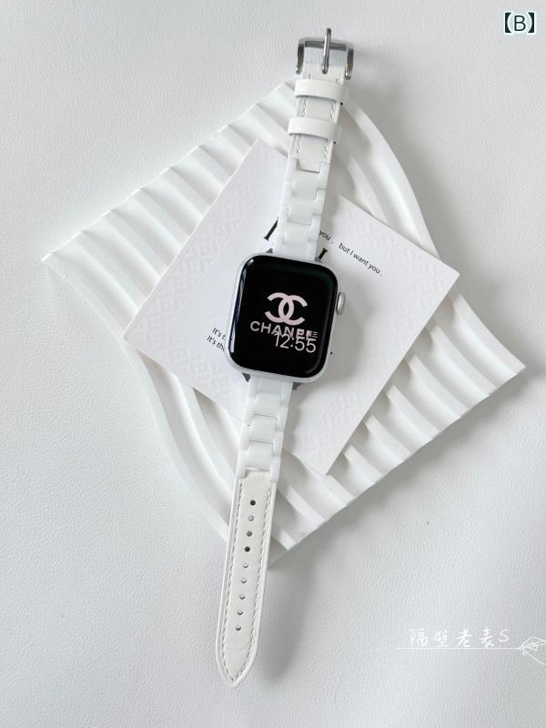 Apple Watch バンド メタル 合皮 交換ベルト 細身デザイン 高級感 Apple Watch1-10/Ultra/se対応