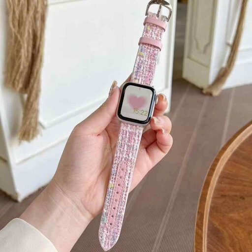 Apple Watch バンド 毛織り フェイクレザー マカロンカラー 交換ベルト Apple Watch1-10/Ultra/se対応 Apple Watch バンド 毛織り フェイクレザー マカロンカラー 交換ベルト Apple Watch1-10/Ultra/se対応