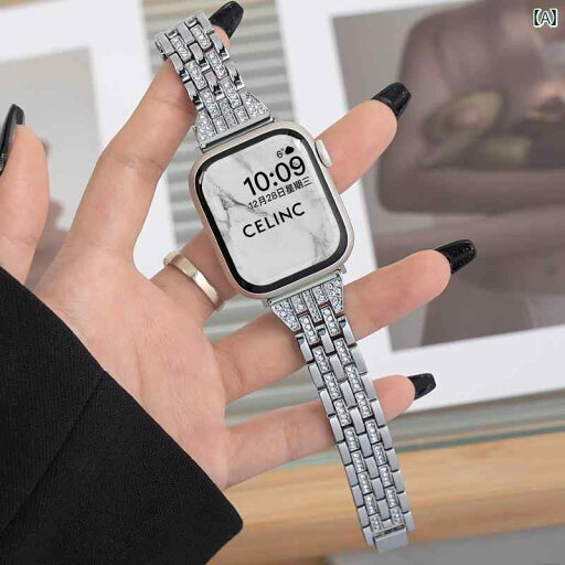 Apple Watch バンド メタル ラインストーン ストラップ 交換ベルト 高級感 Apple Watch1-10/Ultra1-2/se対応 Apple Watch バンド メタル ラインストーン ストラップ 交換ベルト 高級感 Apple Watch1-10/Ultra1-2/se対応
