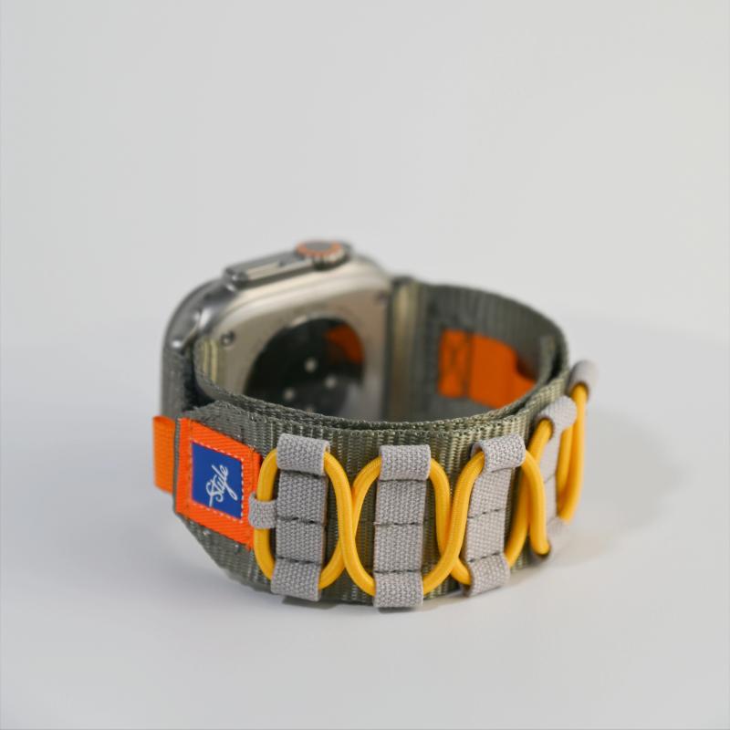 Apple Watch バンド ナイロン マジックテープ アウトドア 交換ベルト 夏向け Apple Watch1-10/Ultra/se対応