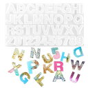 シリコンモールド アルファベット 型 文字 レジン ハンドメイド モールド イニシャル 推し活 プレゼント ギフト 制作 DIY シェイカー キーホルダー