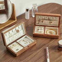 アクセサリーケース ジュエリーケース 木製 ボックス 磁石 マグネット 小物入れ ウッド おしゃれ 箱 木箱 プレゼント ギフト