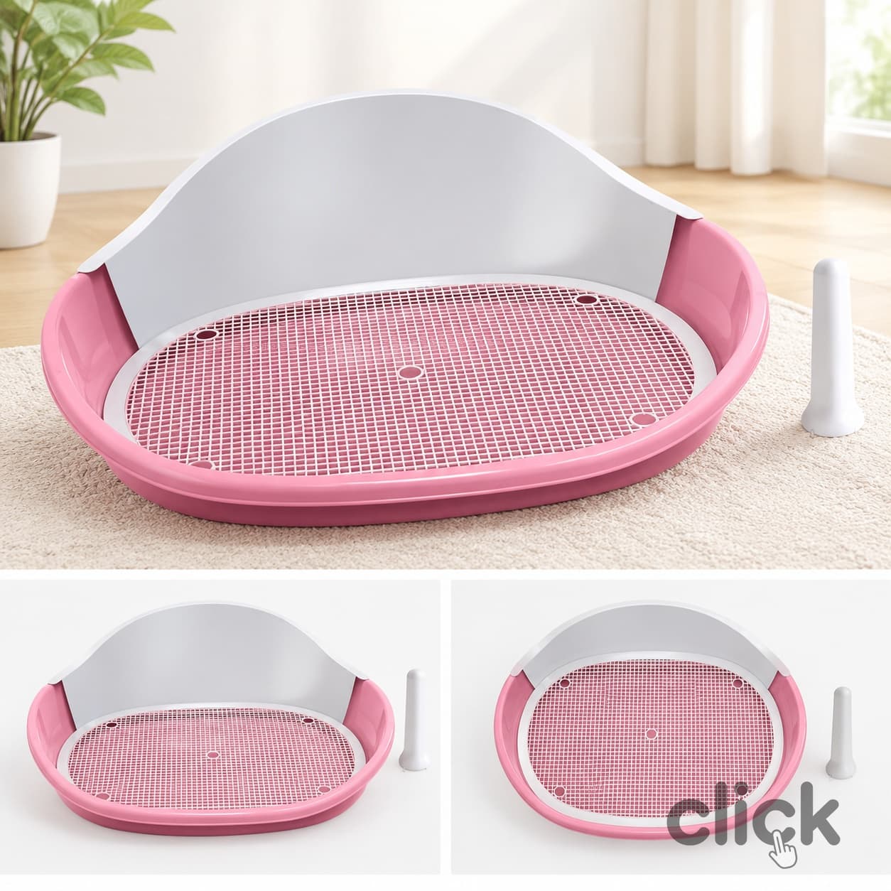 >【商品仕様】サイズ：長さ57cm×幅さ42cm×高さ17cm。荷重力：30kg。プラスチック製なので、鉄製品のように錆びたりすることく、水洗いできてお手入れ簡単です。漏れメッシュはおしっこを仕切って犬の足をキレイにキープします。健康と衛生に役立ち、細菌感染を避けます。【メッシュ付き】使い易い設計で掃除の手間を軽減するハニカムメッシュ仕様です。メッシュ付きで、いたずら防止.しつけが終われば、メッシュカバーを取り外して通常のトイレトレーとして使用できます。【幅広い用途】お部屋の空間に圧迫のないクールでスタイリッシュなクリアトイレですのですべての家、特にアパートやコンドミニアムに欠かせないアクセサリー。バスルームや犬のベビーサークル/犬小屋の用途に最適です。【注意】手作業による寸法のため、多少サイズ誤差がある場合があります。ディスプレイや照明の都合で、画像と商品の色が多少異なる場合があります。爆買 母の日> 【商品仕様】サイズ：長さ57cm×幅さ42cm×高さ17cm。荷重力：30kg。プラスチック製なので、鉄製品のように錆びたりすることく、水洗いできてお手入れ簡単です。漏れメッシュはおしっこを仕切って犬の足をキレイにキープします。健康と衛生に役立ち、細菌感染を避けます。【メッシュ付き】使い易い設計で掃除の手間を軽減するハニカムメッシュ仕様です。メッシュ付きで、いたずら防止.しつけが終われば、メッシュカバーを取り外して通常のトイレトレーとして使用できます。【幅広い用途】お部屋の空間に圧迫のないクールでスタイリッシュなクリアトイレですのですべての家、特にアパートやコンドミニアムに欠かせないアクセサリー。バスルームや犬のベビーサークル/犬小屋の用途に最適です。【注意】手作業による寸法のため、多少サイズ誤差がある場合があります。ディスプレイや照明の都合で、画像と商品の色が多少異なる場合があります。爆買 母の日