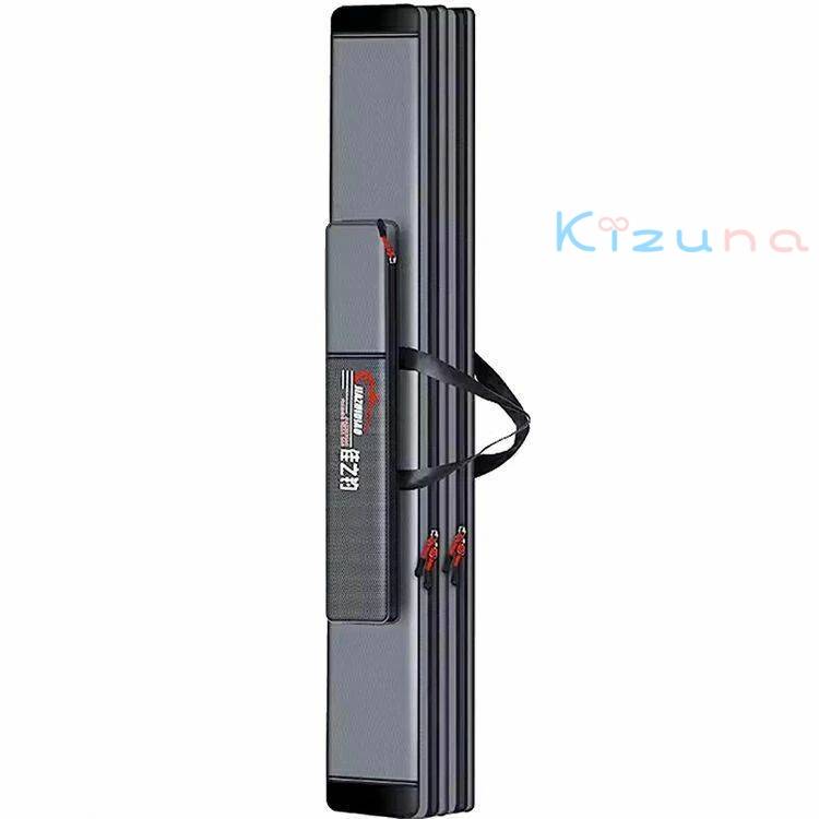 【カラー】 グレー サイズ：80cm 90cm 100cm 110cm 120cm 125cm 130cm 選べる 【素材】多層複合材料を採用し、耐摩耗性、通気性、撥水性に優れています。水や汚れに強いのでお手入れが容易、外部の衝撃から竿をしっかりと保護します。 【収納便利】折り畳みのできるロッドケースですから、使用しないとき、折り畳んで、省スペースで収納しやすいです。 【持ち運び】持ち手で運ぶ事は勿論、リュックまたはショルダーバッグとして背負うことも可能な2wayスタイルで使用可能です。電車や海釣りなどの移動に最適。 【適用シーン】釣具に大容量を提供し、ロッドだけではなく、ルアー、リーダー、ラインなどの釣り用のフィッシングツールを収納できます。海竿、投げ竿などに適合します。 注： 1.傘袋は120～130cmフィッシングバッグのみ、120～130cmフィッシングバッグはサイドポケットが2つあります。 2.80～110cmのフィッシングバッグには傘袋がなく、サイドポケットは1つだけです。 ※簡易包装となりますのでご理解の程よろしくお願いします。 ※手動測定による1～3cmの測定偏差を許容してください。 ※モニターや光の効果が異なるため、実際の色は写真の色と若干異なる場合があります。 ※仕様?デザインは改良のため予告なく変更することがあります。