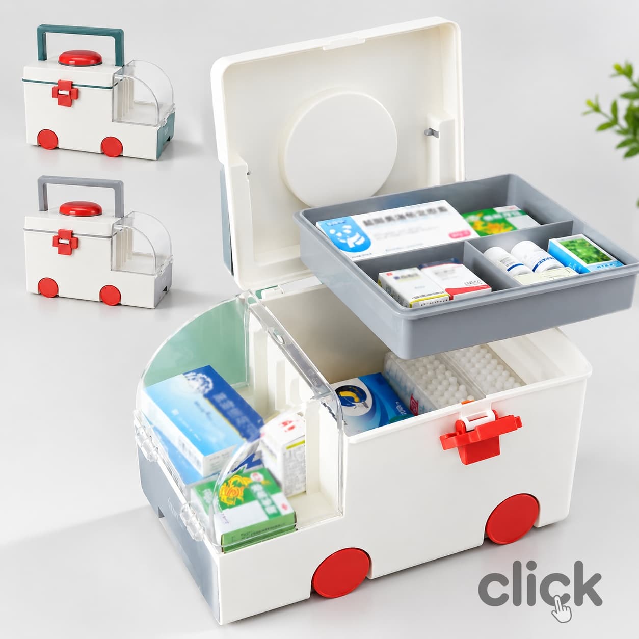 引き出し式&丸型薬ケース、収納される薬や湿布などの細かいものを綺麗に仕分けできます。いつもの持ち物キレイにまとめて一目瞭然！さまざまのニーズを満たし頂けます。薬の飲み忘れ防止！この薬箱は上部のボタンを押すと仕切りが1枚ずつ回転します。 お薬が一目でわかるので、飲み忘れや飲みすぎを防ぎます。軽量のPP素材で環境保護ができて耐久性もあります。しかも、取っ手付の設計により、持ち運び便利です。 家庭用に、緊急時用に、アウトドア用に。常備薬等を普段からスッキリ収納できていると、いざという時にもさっと持ち運べるので、万が一急な災害が起きた時でも、 慌てることなく対応できます。救急セット・実用性が高い・移動が簡単！頻繁に取り出す必要があるものが一目瞭然！ 多目的に使用できる収納ボックスと薬箱だけでなく、アウトドア、車、旅行、化粧品、文房具などにも使用できます。 ポケットに入れて外出するのにとても便利です。薬・救急箱セットの必需品！この救急箱は家庭、病院、診療所、アウトドア、オフィスなどで使用でき、よく使う医薬品をコンパクトに収納できます。 いざという時に気軽に持ち運べるので、突然の災害が起きても慌てることなく対応できます。 ●製造ロットにより、細部形状の違いや、同色でも色味に多少の誤差が生じます。 ●パッケージは改良のため予告なく仕様を変更する場合があります。 ▼商品の色は、撮影時の光や、お客様のモニターの色具合などにより、実際の商品と異なる場合がございます。あらかじめ、ごください。 ▼生地の特性上、やや匂いが強く感じられるものもございます。数日のご使用や陰干しなどで気になる匂いはほとんど感じられなくなります。 ▼同じ商品でも生産により形やサイズ、カラーに多少の誤差が生じる場合もございます。 ▼他店舗でも在庫を共有して販売をしている為、受注後欠品となる場合もございます。予め、ごお願い申し上げます。 ▼前に全て検品を行っておりますが、万が一商品に不具合があった場合は、お問い合わせフォームまたはメールよりご連絡頂けます様お願い申し上げます。速やかに対応致しますのでご安心ください。