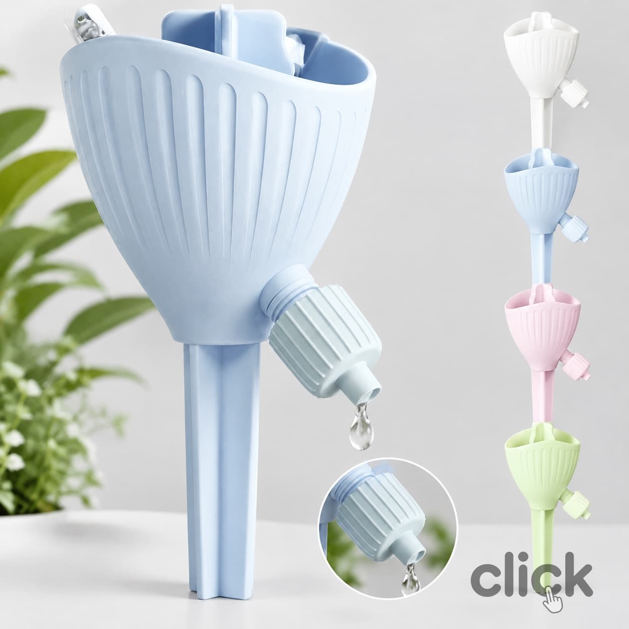 【適用範囲】ガーデニング 植物、留守、盆栽、野菜など適用。給水キャップは使用簡単で繰り返し使用可能で、家で植物を植えるのがより簡単で便利になります。湿気を好む植物や大きな鉢植えの植物には、複数の自動給水器で設置することができます。 【留守対策】忙しいときも、旅行や出張のときも、植物の植木鉢に設置して、自動的に必要な水をやります。 留守中、自宅の植物のことを気にすることなく、仕事をしながら休日を楽しむことができます。初心者も簡単に使えます。 【盆栽自動給水キャップ】点滴式、自動植物給水器は、水やりと同時に栄養も補給できて、植物の枯れを防 ぐだけでなく、植物の健康も守ります。手軽に自動給水器を設置して、自動的に植物に水分を補給できます。ご心配なく便利で日常生活の給水ツールです。 【水分量調節】自動水やり器に調節機能付き、土の乾き具合にあわせて給水量の増減、流速を調節し土を適度な湿り具合に保ってくれます。調整弁を時計回りに回すと、給水スピードが遅くになり、逆時計回りに回すと、給水スピードが速くになります。 【ペットボトル対応】直径28-30mmのペットボトルが使用可能です。使用簡単、キャップを外し、適量の水を入れ、給水キャップを直接水筒にねじ込みます。 最後に、先端を鉢の土に差し込み、調整弁で給水量を調整すれば、自動的に植物に給水されます。