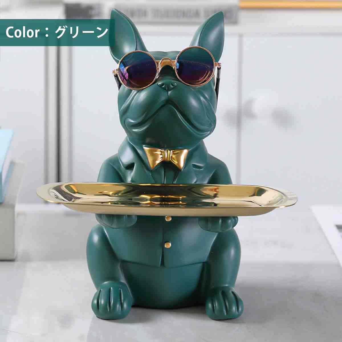 楽天市場】フレンチブルドッグ 置物(カラーグリーン)の通販 楽天市場】フレンチブルドッグ 置物(カラーグリーン)の通販