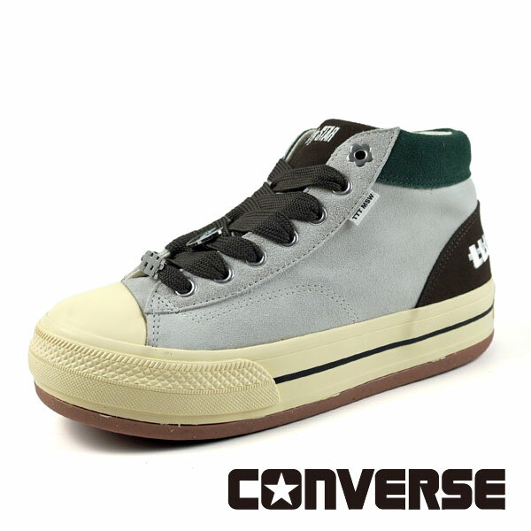 楽天クリックマーケットコンバース CONVERSE ALL STAR R BOARDERSTAR TTT MSW MID オールスター ボーダースター ミッド 厚底 1SD834 白緑茶 スニーカー メンズ シンプル キャンバス コラボレーションモデル