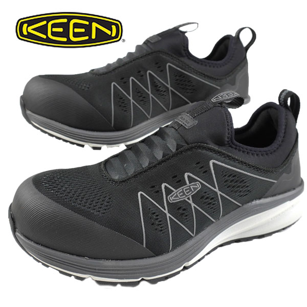 【30％OFF】 キーン KEEN VISTA ENERGY SHIFT ヴィスタ エナジー シフト スリッポン 1026385D 黒 カーボンファイバートゥ ワークシューズ 安全靴 作業靴トゥキャップ メンズ シンプル アウトドア