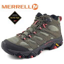 メレル MERRELL MOAB 3 SYNTHETIC MID GORE-TEX W500182 モアブ シンセティック ミッド ゴアテックス オリーブ 透湿・防水 ハイキングシューズ 登山靴 アウトドア レディース