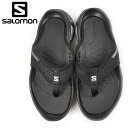 サロモン SALOMON REELAX BREAK 6.0 471112 黒 リカバリーシューズ トングサンダル アフタースポーツ コンフォートサンダル レディ...
