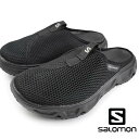 サロモン SALOMON REELAX SLIDE 6.0 471120 黒 リラックス スライド リカバリーシューズ クロッグサンダル カジュアル アウトドア メンズ 送料無料