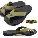 【お買い物マラソン最大500円OFF券】キーン KEEN BARBADOS TG バルバドス ティージー サンダル 1029156 オリーブ トング ビーチサン...