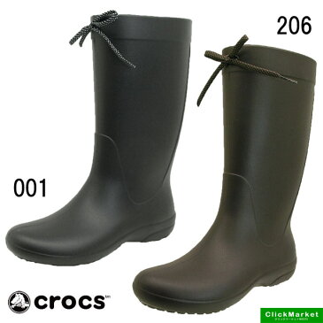 クロックス crocs freesail rain boot 203541-001 206 フリーセイル レイン ブーツ 長靴 レディース