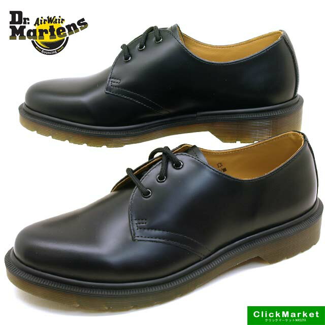 ݳѥߥ󥯥ץ쥼ȡۥɥޡ Dr.Martens CORE 1461 PW 3 EYELET SHOE  10078001 ݥȥޥ ֥å 