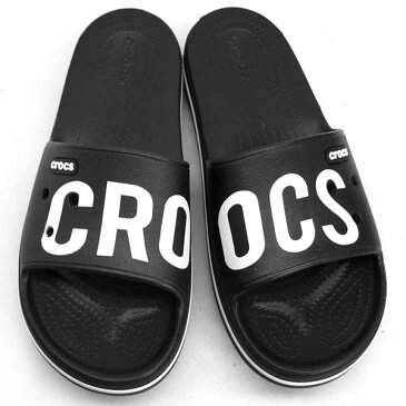 クロックス crocs crocband 3 printed slide 206003-066 黒 クロックバンド プリンテッド スライド サンダル レディース/メンズ