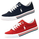 ポロ ラルフローレン POLO RALPH LAUREN EDGEWOOD エッジウッド スリップ キャンバス スニーカー 101546 101548 ジュニア/ガールズ
