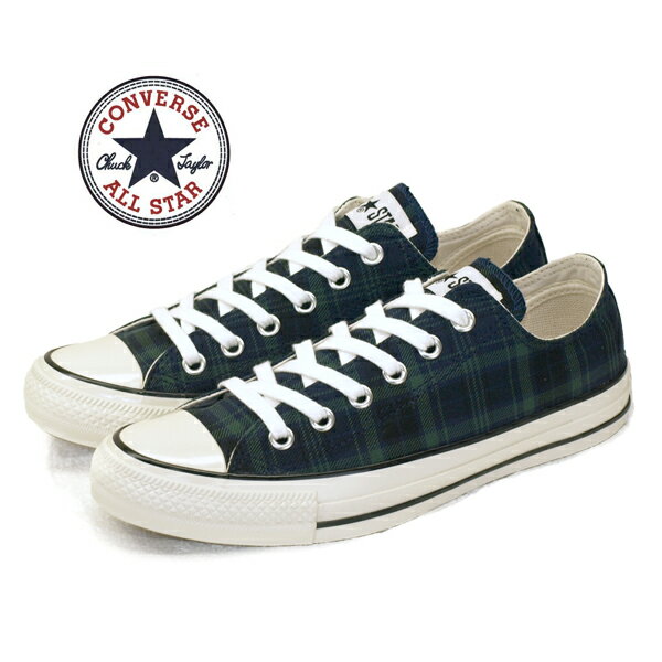 【39％OFF】【22cmのみ】【アウトレット品・返品交換不可】コンバース CONVERSE ALL STAR US CHECK OX オールスター チェック オックス 紺 1SC447 レディース