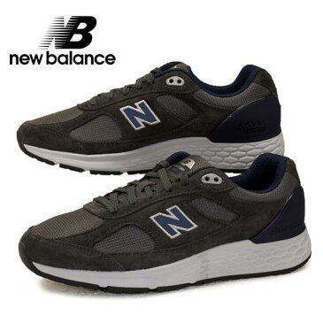 ニューバランス New Balance MW1880 D1 EEEE ワイド ウォーキング シューズ 灰紺 メンズ